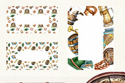 Beer festival watercolor collection, a Decorative Illustration by Kate Lanbina (Thumbnail 9 of 15)