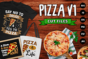 20 Pizza SVG Eps Png Ai Files Vol 1, a Food Illustration by Tosca Digital (Thumbnail 1 of 3)