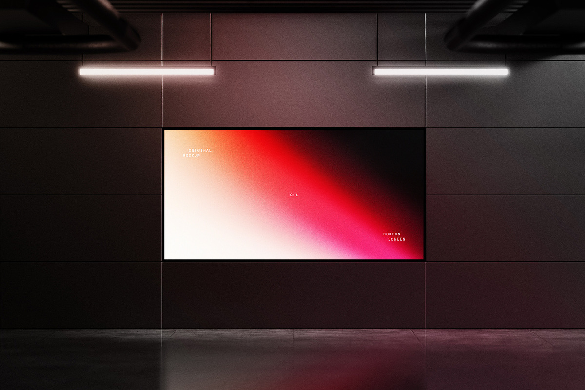 Digital Screen Display Mockups, an Advertising Mockup by pixelbuddha ...