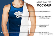 Men's Tank Top Mock-Up, a Shirt Mockup by RM_design (Thumbnail 1 of 2)