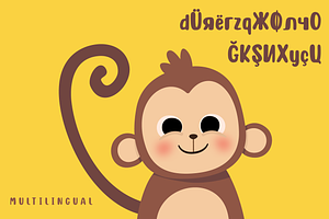 Monkey Handwritten Display Font