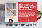 Christmas Icons / illustrations, an Outline Icon by Sarunw (Thumbnail 3 of 5)