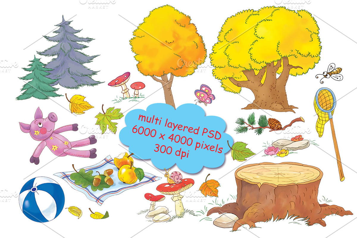 The Three Little Pigs bundle, an Animal Illustration by Haso (Photo 7 of 10)