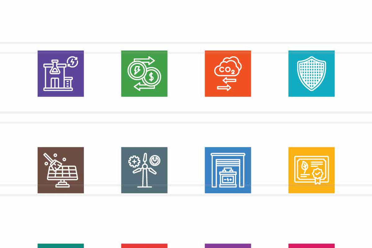 25 Renewable Energy Icons, a Solid Icon by IconBunny (Photo 2 of 2)