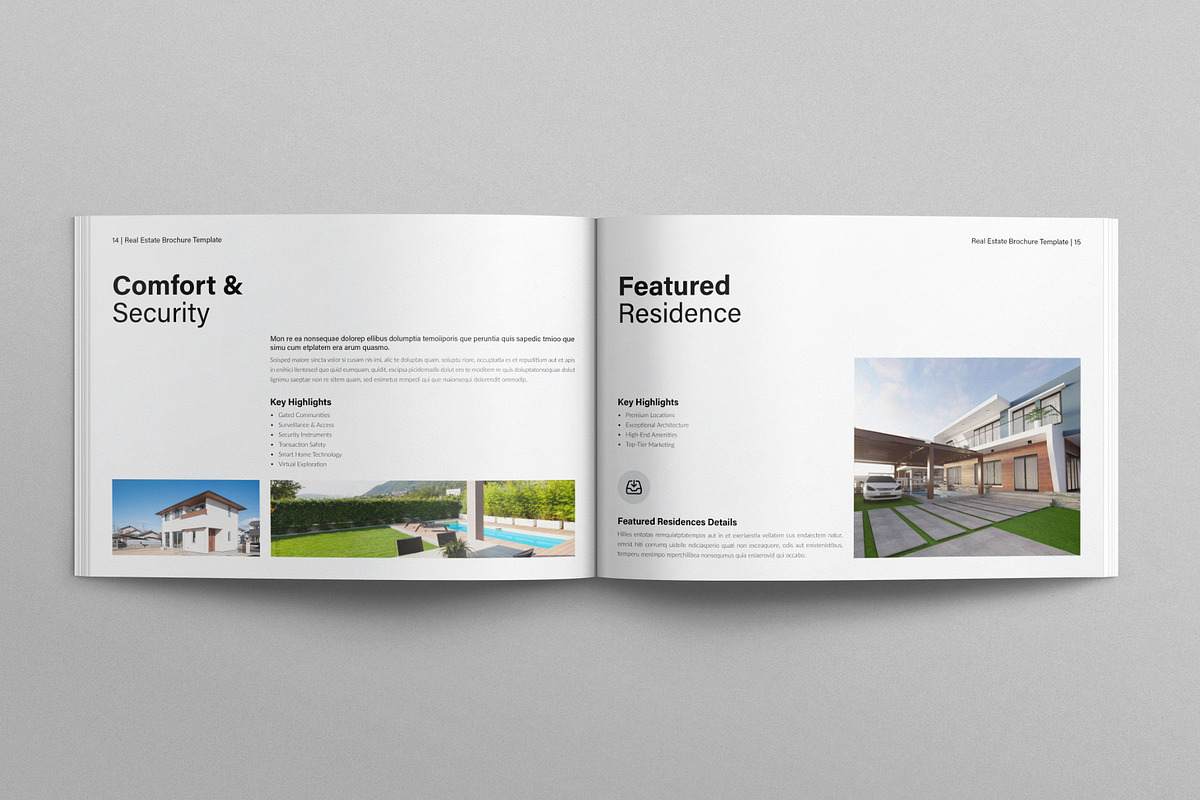 Real Estate Brochure Landscape, a Brochure Template by E-Type (Photo 6 of 7)