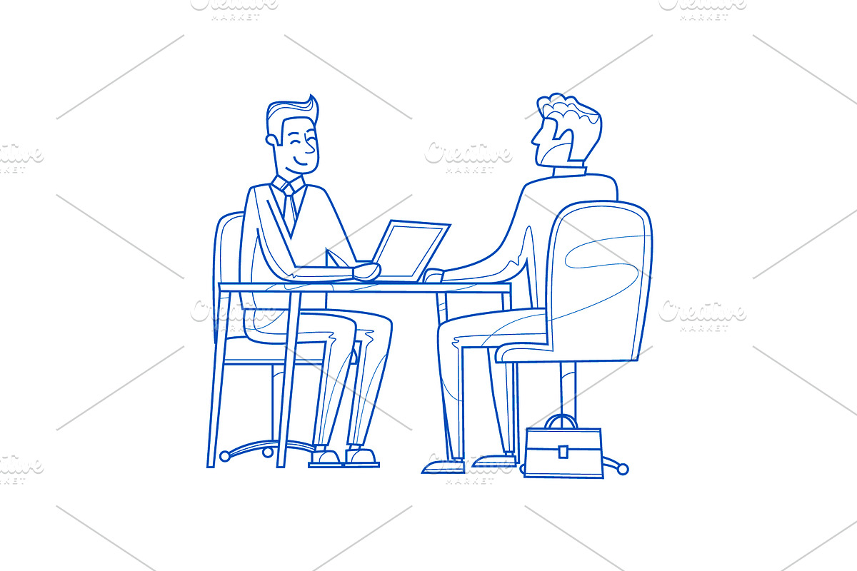 Teamwork, office life, business., an Object Illustration by Podis (Photo 6 of 6)