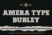 Bubley, a Slab Serif Font by Amera Type (Thumbnail 1 of 10)