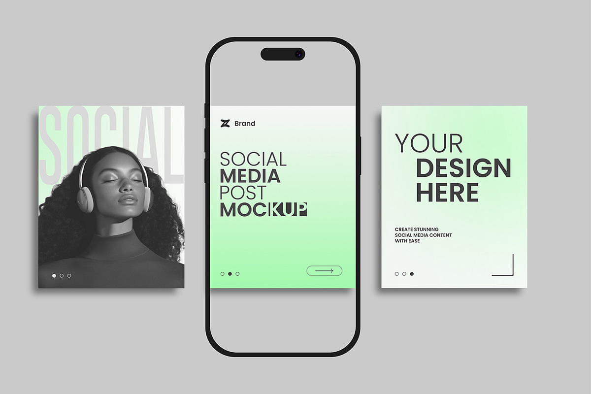 Instagram Post & Story Mockup Bundle, an Advertising Mockup by graphypix (Photo 11 of 13)