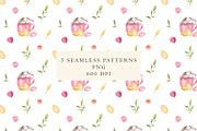 Watercolor Easter bunny, a Seasonal Illustration by LeriaArt watercolor (Thumbnail 13 of 13)