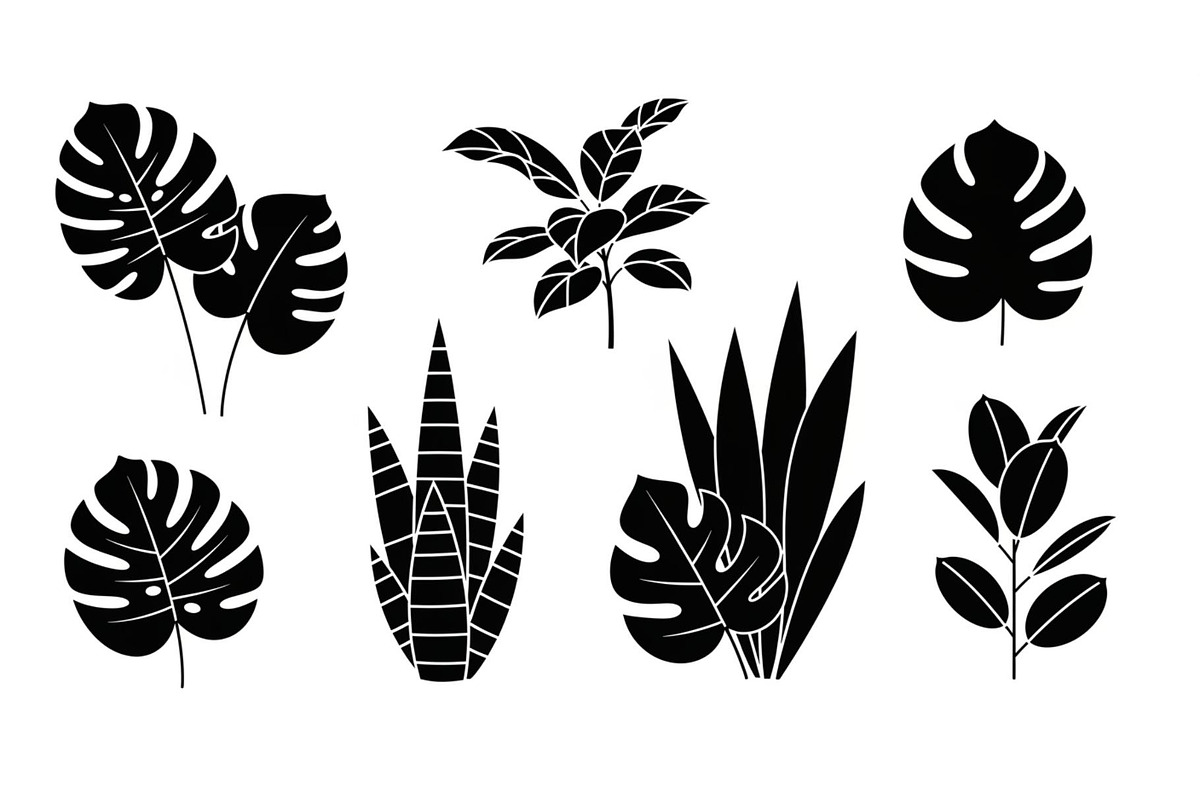 Minimal Botanical Leaf Silhouette Bu, an Illustration by Creativeshirt (Photo 12 of 51)