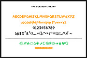 Memo Scratch Decorative Font, a Handwritten Font by Graphic Spirit (Thumbnail 2 of 8)