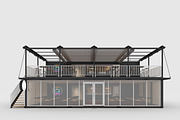 3D Model Container Cafe 15, an Architecture 3D Model by SR 3D Visual (Thumbnail 3 of 21)