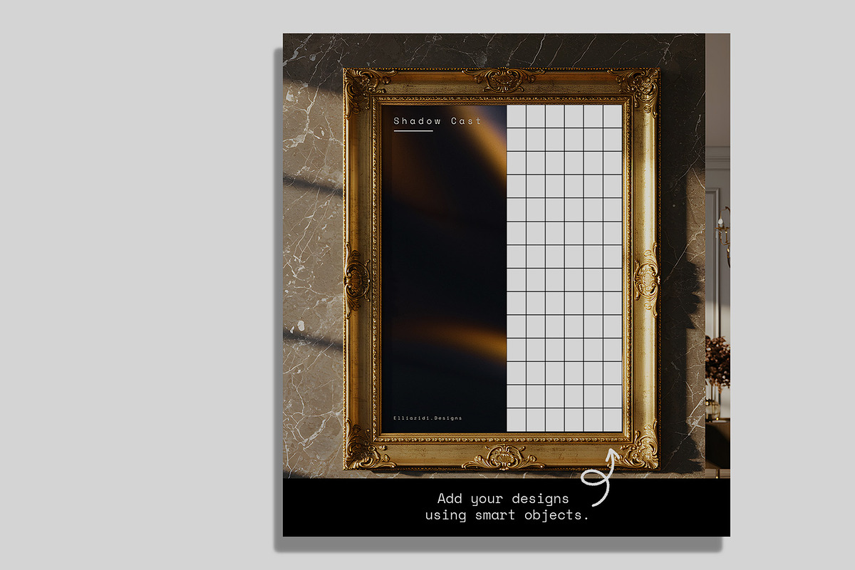 Shadow Cast - 20 Frame Posters, an Advertising Mockup by elliazidi.designs (Photo 4 of 6)