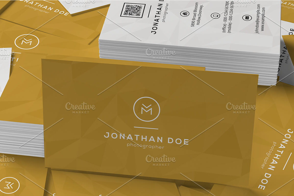 Clean Minimal Business Card, a Business Card Template by ShapShapy (Photo 5 of 5)