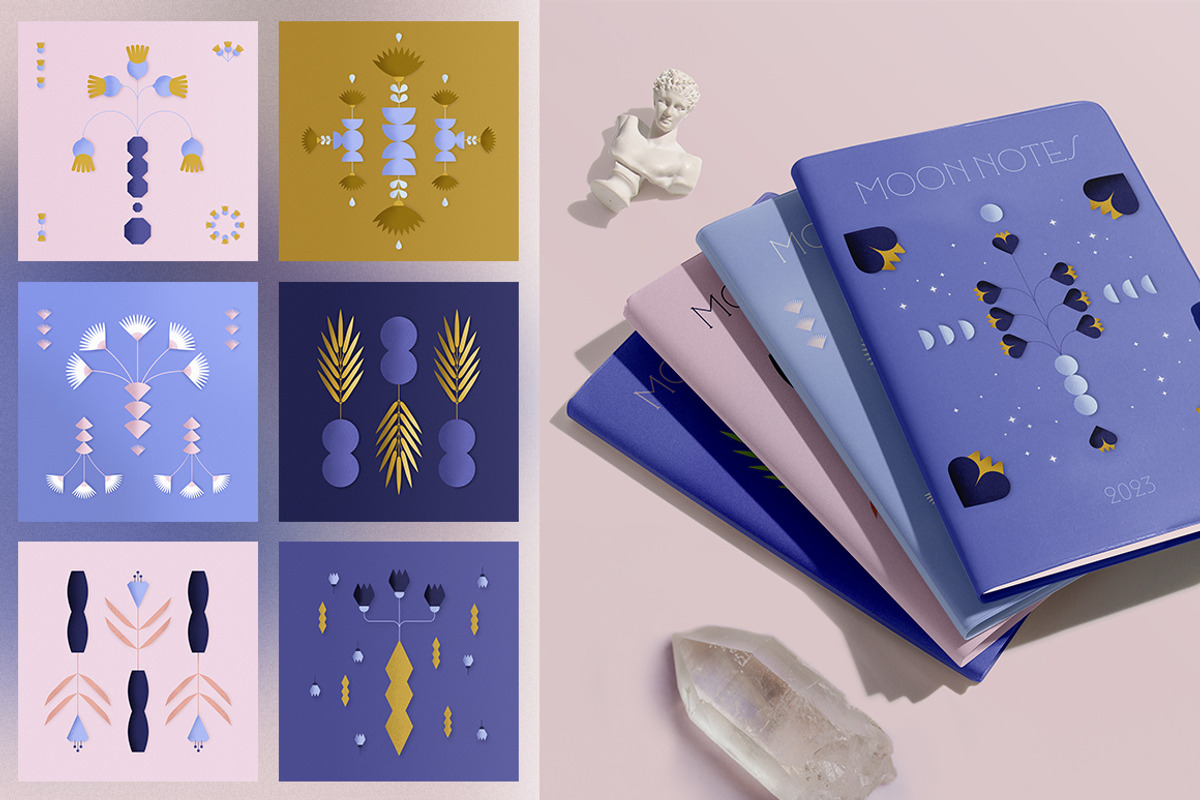 FORMS & FLOWERS | Geometric Elements, a Decorative Illustration by SOKO Design (Photo 5 of 15)
