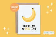 Printable Fruit Puns Cards, a Graphic by Jordyn Alison Designs (Thumbnail 2 of 7)