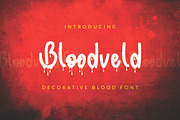 Bloodveld - Decorative Blood Font, a Font by Zeatype (Thumbnail 1 of 5)