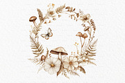 Woodland animal watercolor clipart, an Animal Illustration by MyLittleMeow (Thumbnail 7 of 8)