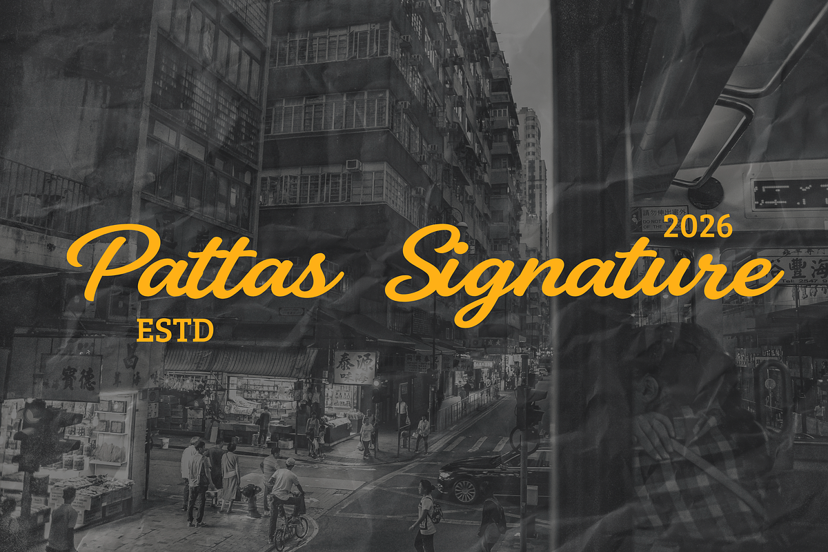 Pattas Signature - Elegant Script, a Handwritten Font by Grappict.com (Photo 1 of 4)