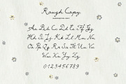 Rough Copy Handwritten Script, a Script Font by Mneme (Thumbnail 6 of 9)