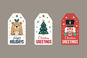 Christmas Gift Card Set, a Stationery Template by MightyDesign (Thumbnail 3 of 6)