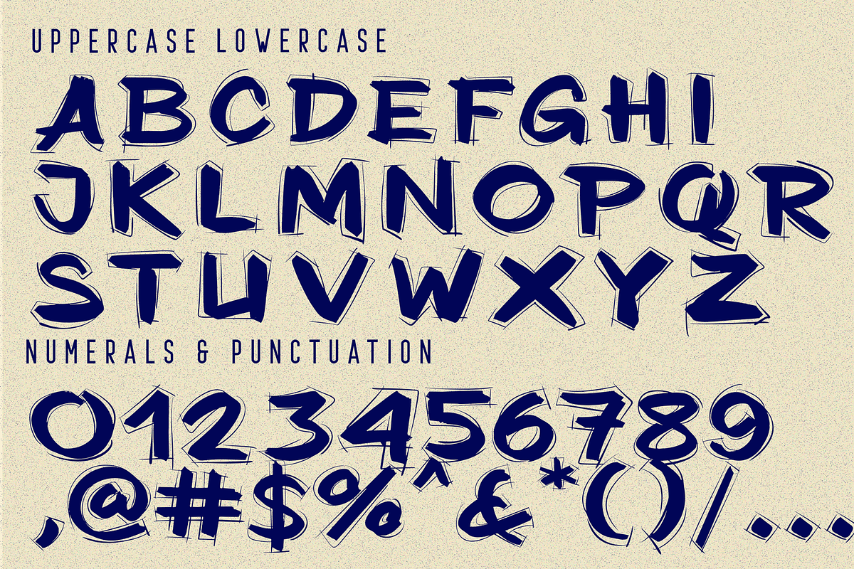 Artistic Process - Graffiti Font, a Script Font by 177Studio (Photo 7 of 8)