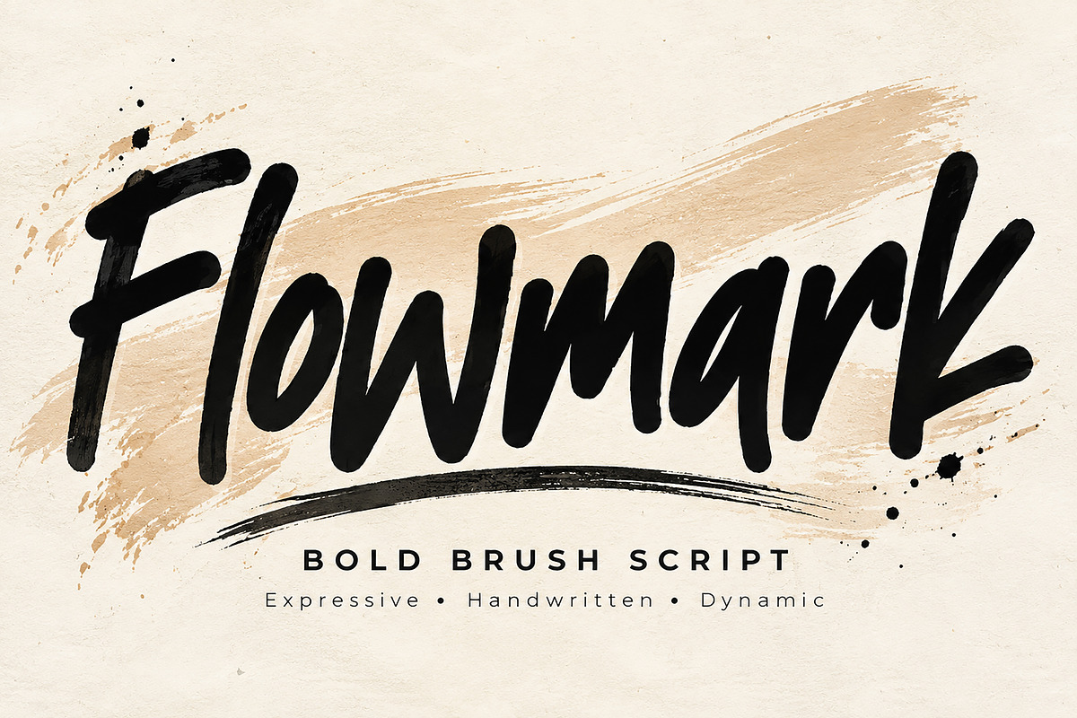 Flowmark, a Script Font by Wow Magic (Photo 3 of 5)