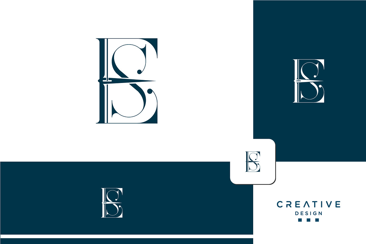 Initial Letter ES OR SE Tailor Logo,, a Branding & Logo Template by art_creater (Photo 2 of 2)