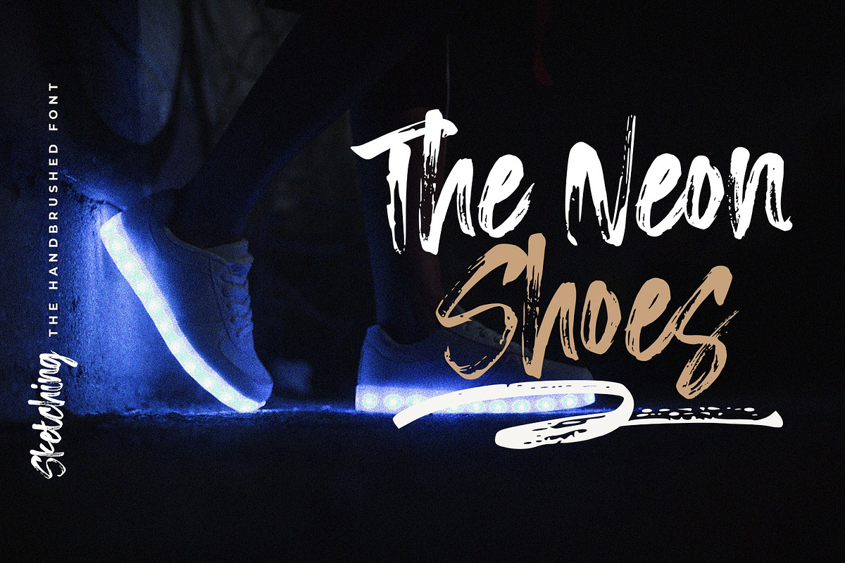 Sketching - The Handbrushed Typeface preview 8