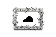 Rustic Floral Frame SVG Bundle, an Illustration by jahid234 (Thumbnail 5 of 31)