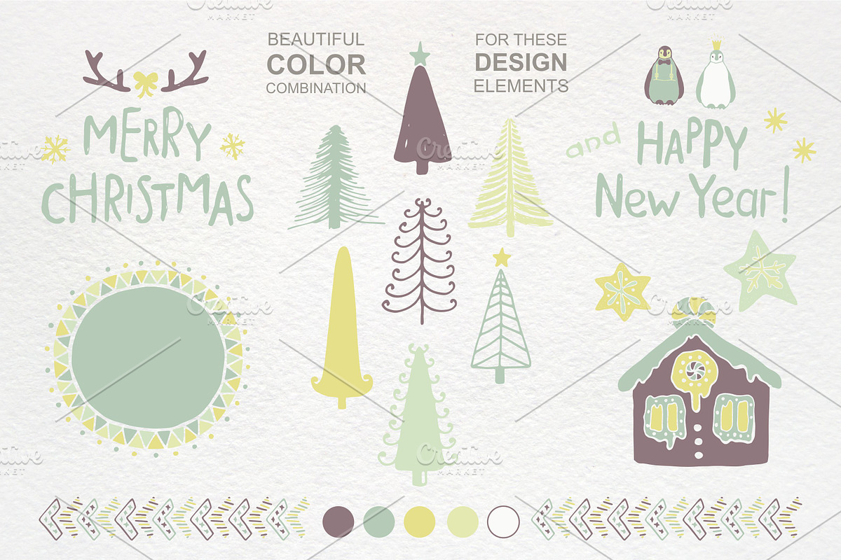 50%OFF -Christmas KIT Vol.2- Vector, an Animal Illustration by OlgaAlekseenko (Photo 3 of 5)