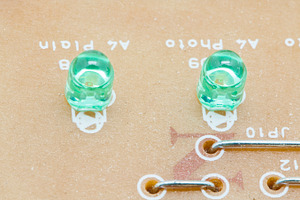 Plate with several leds containing electronic, circuit, and component