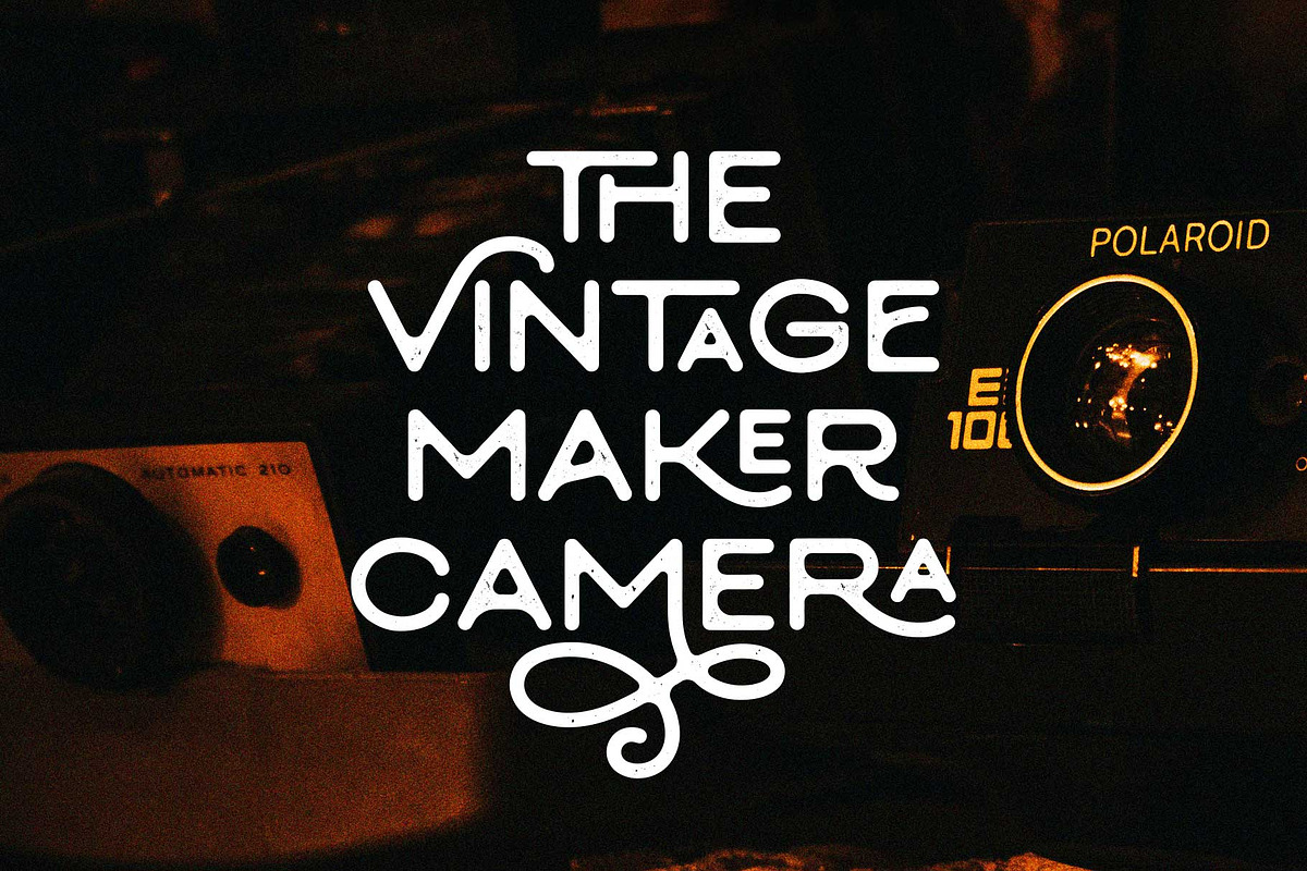 Rombera - Vintage Monoline, a Sans Serif Font by Arterfak Project (Photo 2 of 13)
