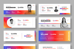 Colorful Email Signature Template