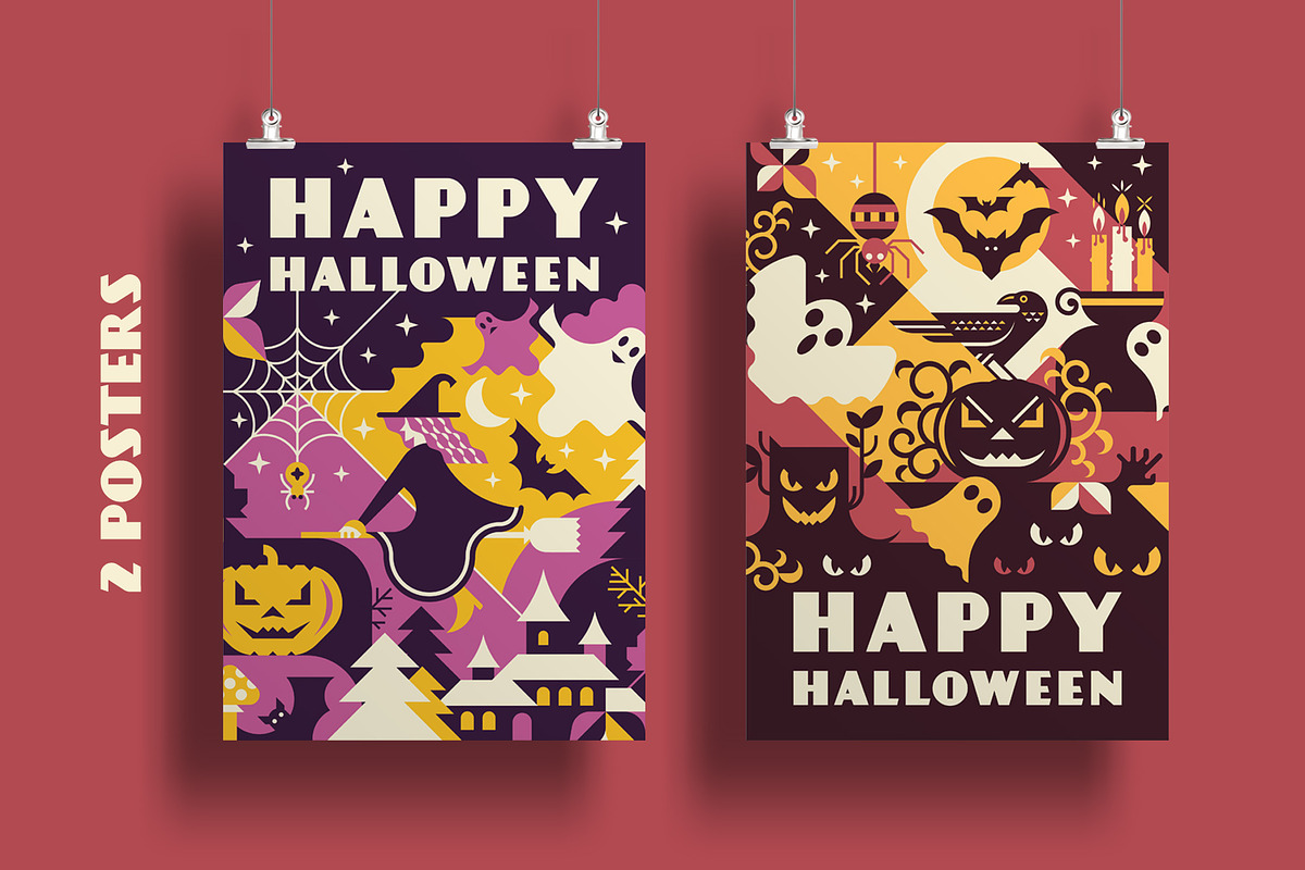 Happy Halloween design pack, an Object Illustration by Alexey Boychenko (Photo 3 of 8)