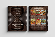 Food Delivery Flyer, a Flyer Template by CREATIVE DUDE (Thumbnail 1 of 3)