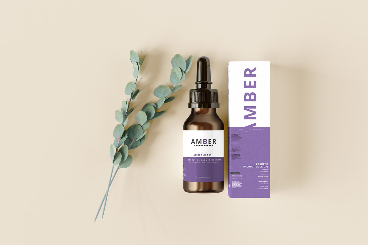 Dropper Bottle Mockups, a Cups & Container Mockup by pmvch (Photo 7 of 15)