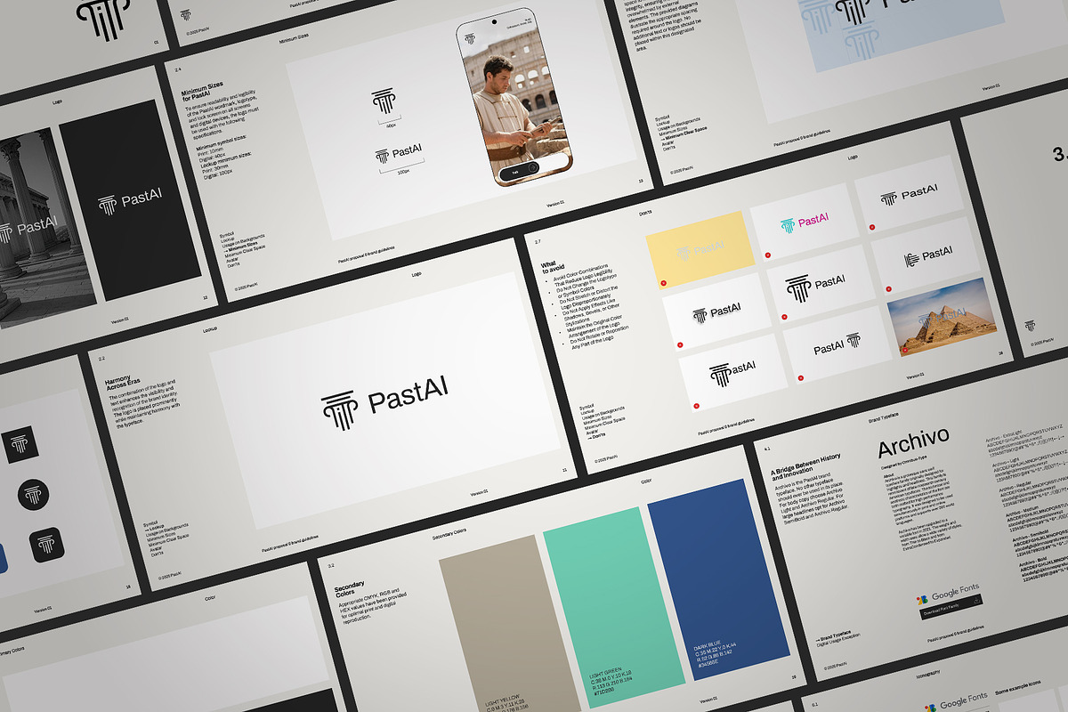 PastAI Proposal & Brand Guidelines, a Branding & Logo Template by One Pixel Man (Photo 2 of 12)
