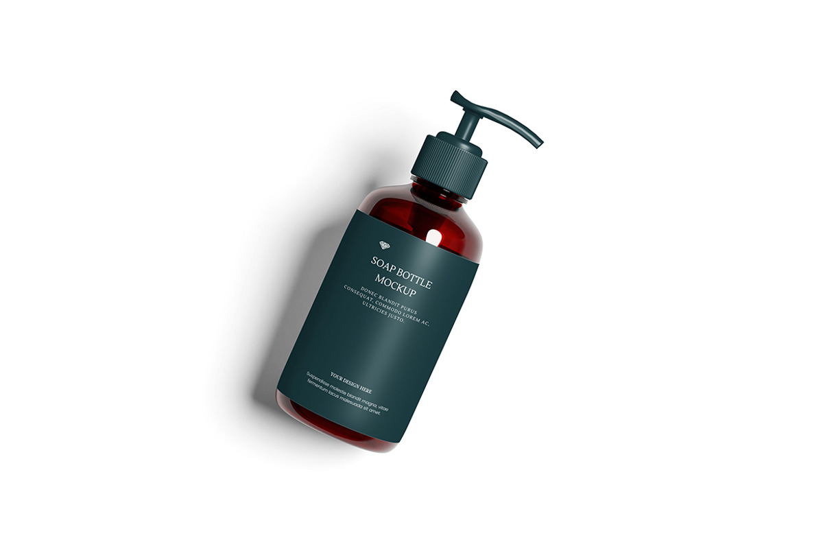 Soap Bottle Mockup, a Cups & Container Mockup by Pikachudesign (Photo 3 of 5)