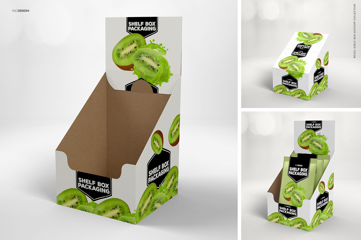 Retail Shelf Box 16 Packaging Mockup, a Packaging Mockup by INCDesign (Photo 2 of 6)