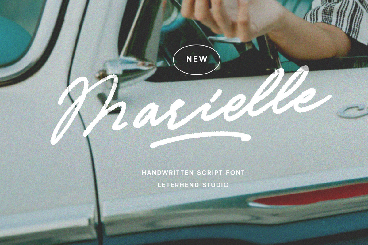 Marielle Brush Script, a Handwritten Font by Letterhend Studio (Photo 1 of 10)