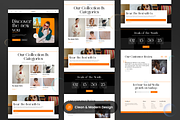 Fashion Brand Landing Page, a Landing Page Template by SLAB! Design (Thumbnail 3 of 5)