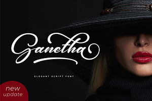 Ganetha - Elegant Script Font