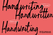 Raveling Melany - Messy Handwritten, a Handwritten Font by Zarma Type (Thumbnail 3 of 12)