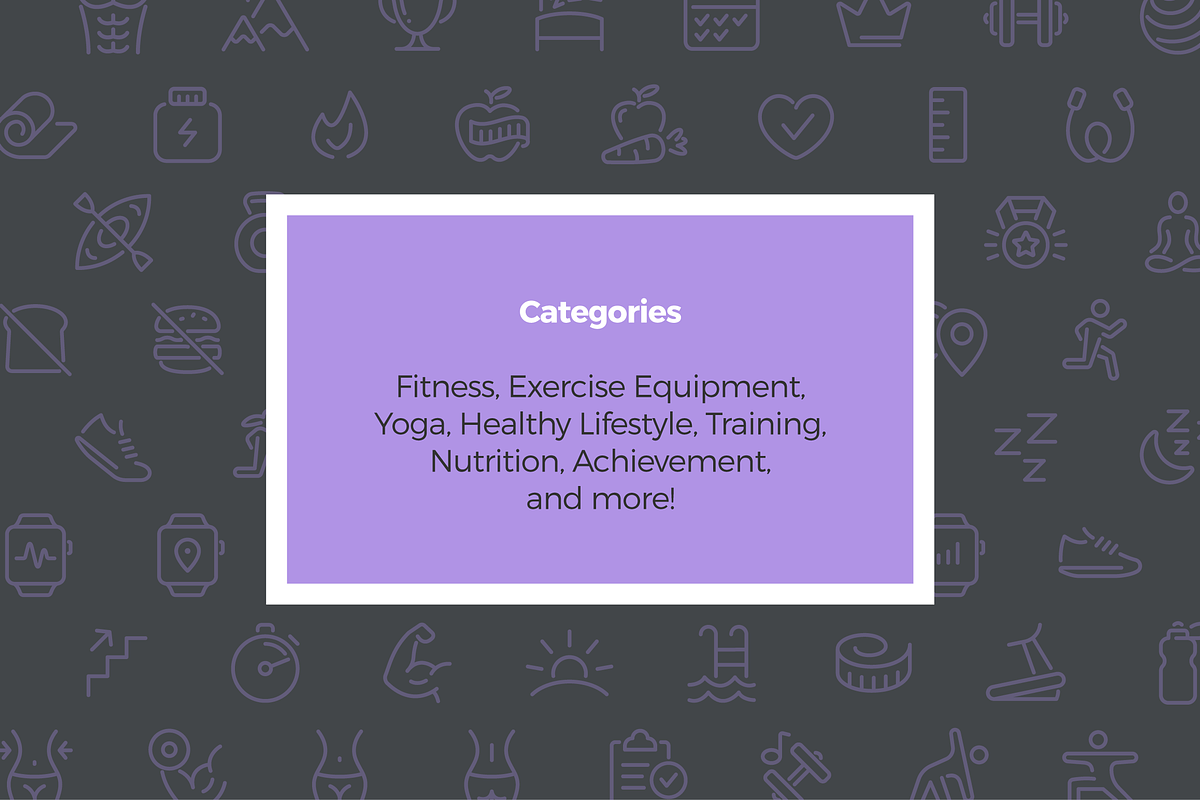 Fitness Icons — Pixi Line, an Outline Icon by Scott Dunlap (Photo 3 of 9)