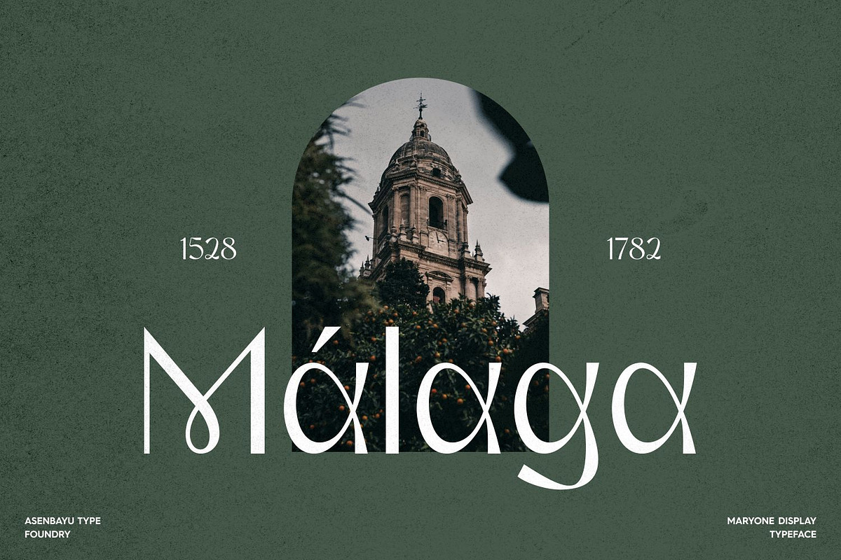 Maryone Font, a Serif Font by Asenbayu (Photo 3 of 15)