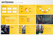 Writenex power point presentation, a Presentation Template by GraphicBerg (Thumbnail 3 of 5)