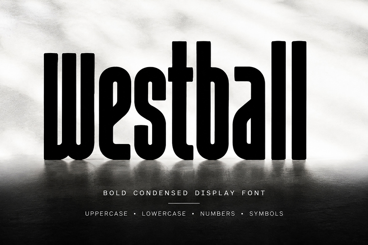 Westball, a Slab Serif Font by Wow Magic (Photo 1 of 4)
