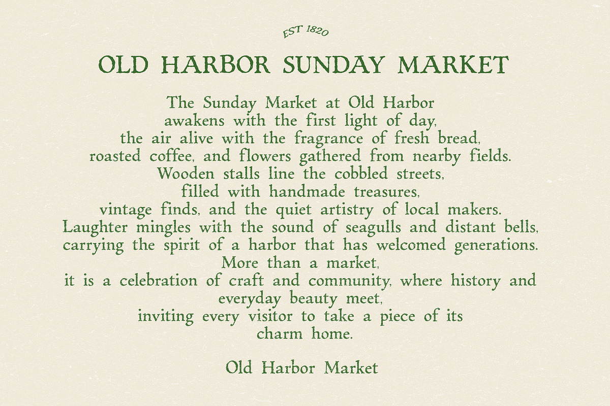 Vintage Serif & Antique Script Font, a Handwritten Font by Laras Wonderland (Photo 4 of 11)