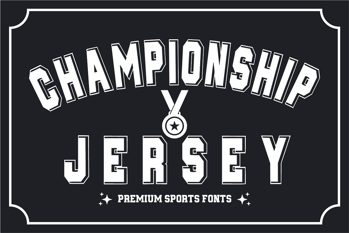 Championship Jersey – Slab Serif, a Slab Serif Font by KiddoGlyphs Studio (Photo 1 of 6)